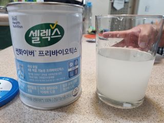 셀렉스 썬화이버 프리바이오틱스 — 5점을 준 리뷰어가 2021년 12월 올린 사용 사진