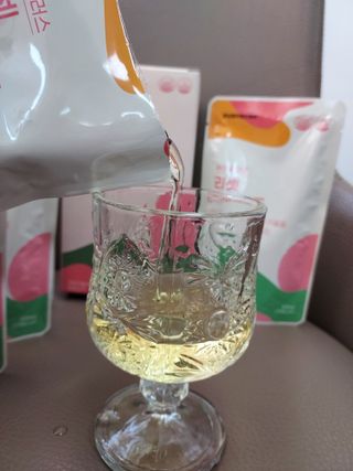 [경남제약헬스케어] 케어플러스 리셋 다이어트 청포도맛 100ml X 5포 (5일분) — 5점을 준 리뷰어가 2023년 4월 올린 사용 사진