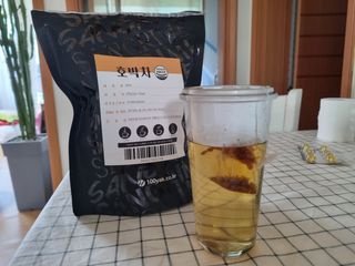 산그리메 국내산 호박차 100티백 대용량 삼각티백차 — 5점을 준 리뷰어가 2021년 7월 올린 사용 사진
