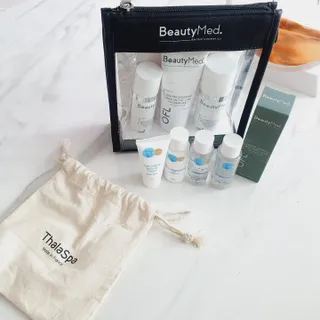 프랑스 뷰티메드 OFL 리밸런싱 케어 3종 키트 (OFL세럼 30ml & 딸라스파 어메니티 4종 증정) — 5점을 준 리뷰어가 2022년 9월 올린 사용 사진