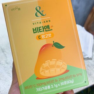 비타앤C 레몬맛, 망고맛 — 4점을 준 리뷰어가 2021년 7월 올린 사용 사진