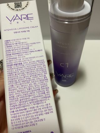 바르셀 수분로션 수분크림 보습 탄력 주름개선 인텐시브 리포좀 크림 C1 50ml — 5점을 준 리뷰어가 2021년 11월 올린 사용 사진