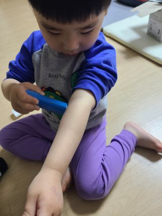 닥터더마퍼트 닥터 더마퍼트 엠디 베리어 스틱 22g — 5점을 준 리뷰어가 2021년 5월 올린 사용 사진