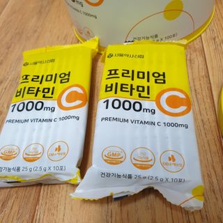 서울약사신협 프리미엄비타민C1000_2.5G x 100포 — 4점을 준 리뷰어가 2020년 12월 올린 사용 사진