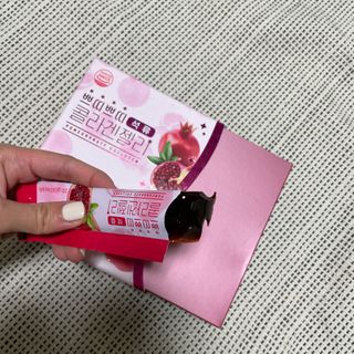 헬스업_쁘띠쁘띠석류콜라겐젤리_20g x 14포 — 5점을 준 리뷰어가 2021년 3월 올린 사용 사진