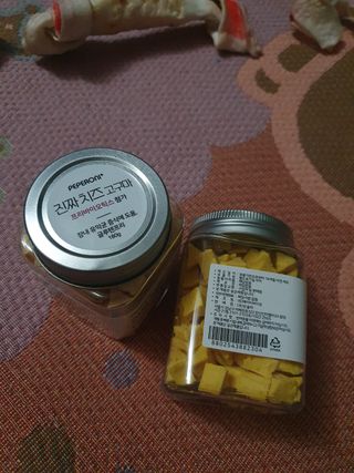 페페로니 진짜 프리바이오틱스 치즈+치즈고구마 180g+180g — 5점을 준 리뷰어가 2021년 7월 올린 사용 사진