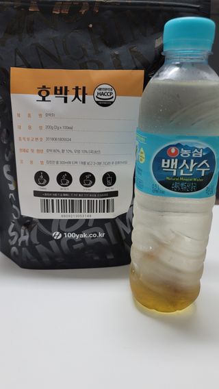 산그리메 국내산 호박차 100티백 대용량 삼각티백차 — 5점을 준 리뷰어가 2021년 6월 올린 사용 사진