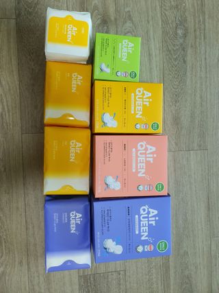 에어퀸 뉴브레스 유기농 생리대 4종 (팬티라이너 20P + 중형 10P + 대형 10P + 오버나이트 8P)_체험단 — 5점을 준 리뷰어가 2024년 6월 올린 사용 사진