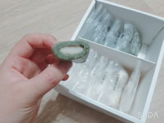 종로복떡방 레트로 3총사 바람떡 세트 — 5점을 준 리뷰어가 2021년 5월 올린 사용 사진