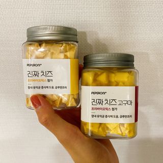 페페로니 진짜 프리바이오틱스 치즈+치즈고구마 180g+180g — 5점을 준 리뷰어가 2021년 7월 올린 사용 사진
