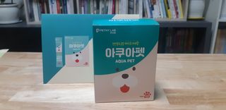 펫시랩 반려견용 액상 프리바이오틱스 아쿠아펫 — 5점을 준 리뷰어가 2021년 1월 올린 사용 사진