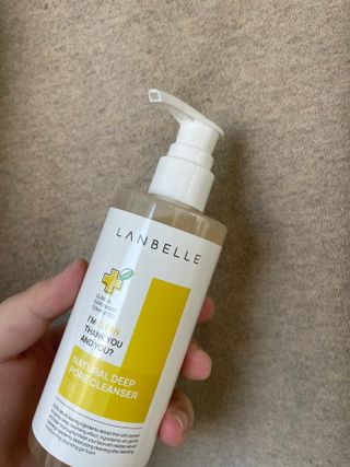 랑벨 내츄럴 딥 포어 클렌저 210ml (저자극 약산성 천연 클렌징 젤) — 5점을 준 리뷰어가 2022년 3월 올린 사용 사진