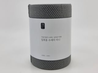 [생활공작소] 일회용 수세미 미니_그레이 60매 x 3입 — 5점을 준 리뷰어가 2021년 2월 올린 사용 사진