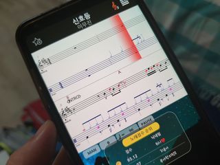 매직씽 노래방 어플리케이션 6개월 이용권 — 5점을 준 리뷰어가 2021년 9월 올린 사용 사진