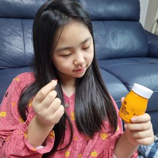 앙팡 츄어블 비타민D 1000 IU 130mg x 90정 — 4점을 준 리뷰어가 2022년 12월 올린 사용 사진