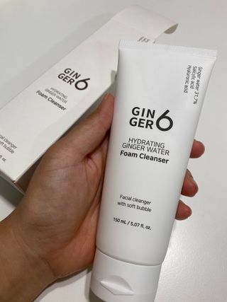 GINGER6 하이드레이팅 진저 워터 폼클렌징 — 4.5점을 준 리뷰어가 2021년 10월 올린 사용 사진