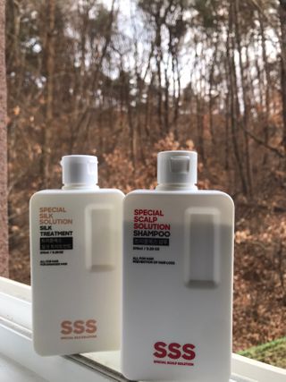 트리플에스 탈모 샴푸 275ml + 실크 트리트먼트 275ml — 4점을 준 리뷰어가 2021년 2월 올린 사용 사진