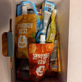 참앤들황토농원 10가지 맛, 입맛대로 스페셜하게~ 가볍게 한 포 땡! 곤약젤리 스페셜 패키지 130ml x 30포 — 5점을 준 리뷰어가 2022년 12월 올린 사용 사진