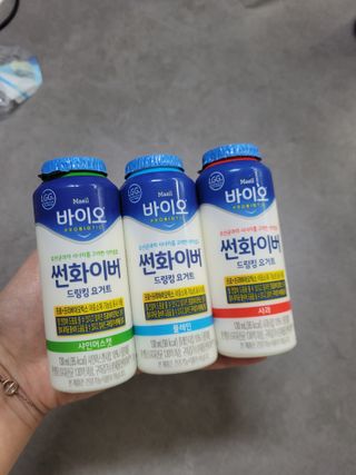 LIVE 매일바이오 썬화이버 드링킹 요거트 — 5점을 준 리뷰어가 2022년 8월 올린 사용 사진