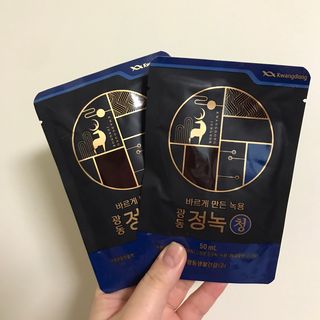광동생활건강 [광동] 바르게 만든 녹용, 광동정녹청 — 5점을 준 리뷰어가 2021년 11월 올린 사용 사진