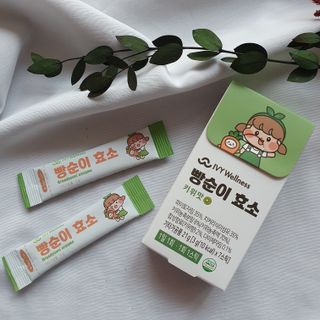 아이비웰니스 빵순이 효소 키위맛 7포 + 석류맛 7포 (총 14포, 2주분) — 5점을 준 리뷰어가 2022년 10월 올린 사용 사진