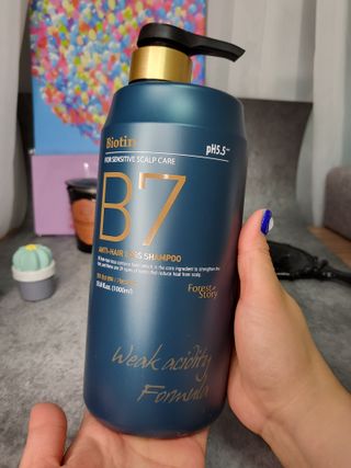 [포레스트스토리] 탈모증상완화 샴푸 1,000ml — 5점을 준 리뷰어가 2022년 6월 올린 사용 사진