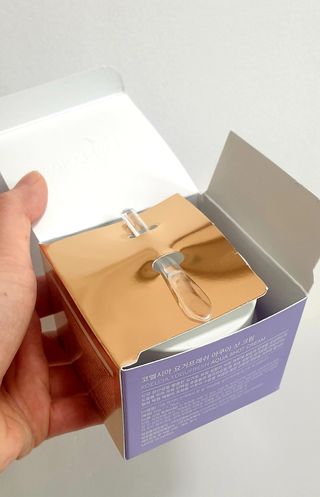 코엘시아 요거프레쉬 아쿠아샷 수분크림 — 5점을 준 리뷰어가 2021년 1월 올린 사용 사진
