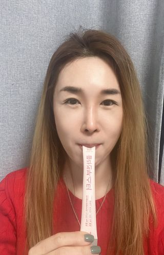 더리틀스 콜라겐부스터 — 4.5점을 준 리뷰어가 2023년 1월 올린 사용 사진