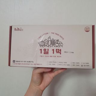 푸디푸디 1일1떡  가래떡 낱개포장 아침식사 식사대용 7종 세트 혼합 (14개입) — 5점을 준 리뷰어가 2022년 7월 올린 사용 사진