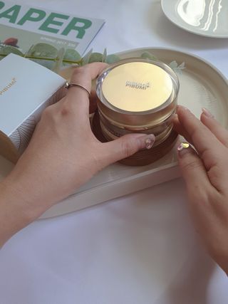 피부미 골드베릴 미라클페어 세레이징 퍼밍 크림 50ml — 5점을 준 리뷰어가 2021년 9월 올린 사용 사진