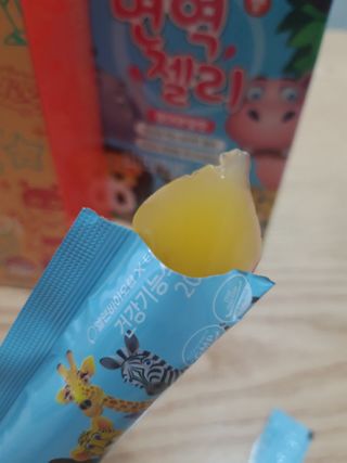 다나음 셀렌에 빠진 아연면역젤리 열대과일맛+사과맛 — 5점을 준 리뷰어가 2021년 3월 올린 사용 사진