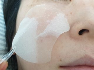 리더스코스메틱 리더스 카밍 바이오틱스 퀵 수딩 패드 — 5점을 준 리뷰어가 2022년 4월 올린 사용 사진