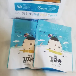 해풀잎 누구나 김밥*1ea [(혼합야채 35g *1ea,  김밥김 (5g, 5ea),  양념간장 (6g, 5ea), 참기름(5g, 2ea)] — 5점을 준 리뷰어가 2022년 5월 올린 사용 사진
