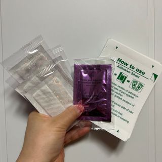 [레제르] 아로마 수액패치 발패치 10매입 - 라벤더향/유칼립투스향/대나무향 — 5점을 준 리뷰어가 2022년 2월 올린 사용 사진