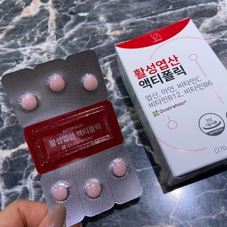 [리노브] 4세대 활성엽산 액티폴릭 270mg x 30정 — 5점을 준 리뷰어가 2022년 8월 올린 사용 사진