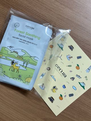 세뚜아(Cettua) 나우[세뚜아] 포레스트 수딩 마스크 Cettual Forest  Soothing Mask 4매 — 4점을 준 리뷰어가 2024년 3월 올린 사용 사진