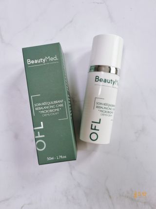 뷰티메드 OFL 리밸런싱 케어 크림 50ml — 5점을 준 리뷰어가 2022년 8월 올린 사용 사진