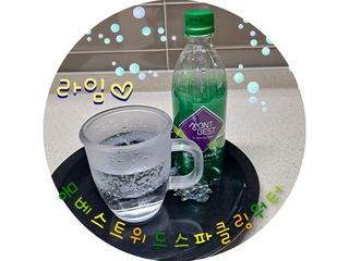 몽베스트 Montbest with Sparkling water Lime20병 — 5점을 준 리뷰어가 2022년 8월 올린 사용 사진