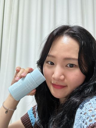 아이레시피 마일드 히알루로닉 모이스트 업 선스크린 SPF50+ PA++++ — 5점을 준 리뷰어가 2023년 6월 올린 사용 사진