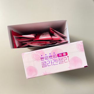 헬스업_쁘띠쁘띠석류콜라겐젤리_20g x 14포 — 5점을 준 리뷰어가 2021년 2월 올린 사용 사진