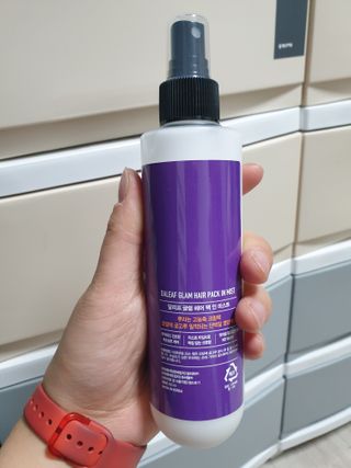 달리프 글램 헤어팩 인미스트 200ml — 5점을 준 리뷰어가 2021년 1월 올린 사용 사진