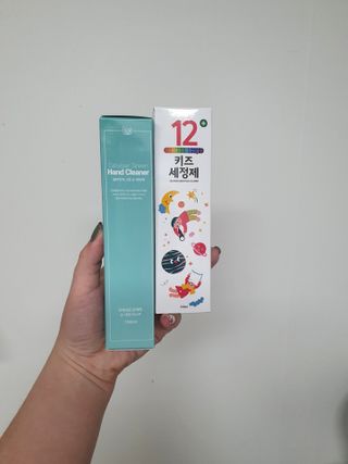 셀바이져 항균 스프레이 핸드워시 + 키즈세정제 SET — 5점을 준 리뷰어가 2021년 3월 올린 사용 사진