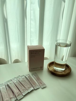 방방곳곳 청수체 콜라겐 — 5점을 준 리뷰어가 2022년 2월 올린 사용 사진