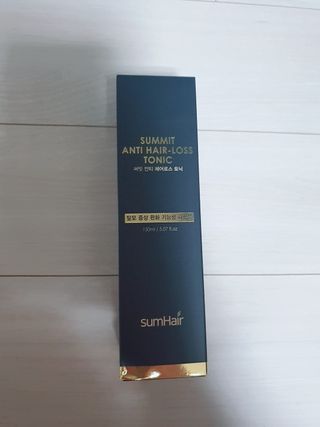 썸헤어 / SUMHAIR 썸헤어 써밋 안티 헤어로스 토닉 — 3.5점을 준 리뷰어가 2021년 6월 올린 사용 사진