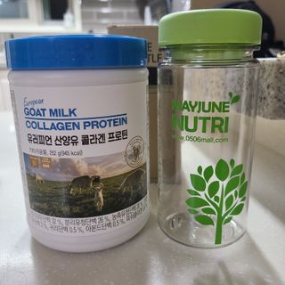 메이준뉴트리 유러피언 산양유 콜라겐 프로틴 — 5점을 준 리뷰어가 2021년 6월 올린 사용 사진
