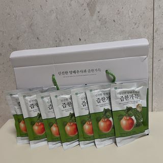 즙한가득 양배추사과즙/석류즙 30포, 선물박스 택1 — 5점을 준 리뷰어가 2022년 1월 올린 사용 사진