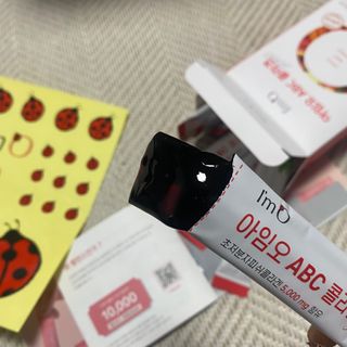 아임오 ABC 콜라겐 젤리 14포 — 5점을 준 리뷰어가 2021년 10월 올린 사용 사진