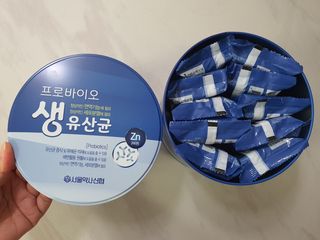 서울약사신협_프로바이오생유산균_2.5G x 100포 — 5점을 준 리뷰어가 2021년 6월 올린 사용 사진