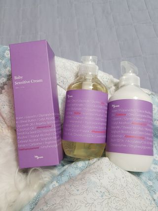 빅그린 베이비라인 3종세트 - 샴푸앤바디워시500ml,올인원로션500ml,바디크림170ml — 5점을 준 리뷰어가 2022년 12월 올린 사용 사진