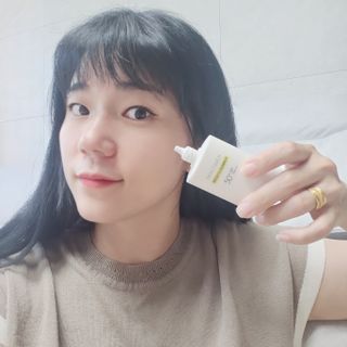 아이레시피 모이스트터치 스포츠 선밀크 50ml (SPF50+ PA+++) — 3점을 준 리뷰어가 2023년 7월 올린 사용 사진